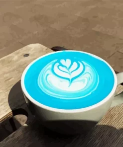 Blue Coffee Cup Diamond Painting