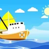 Animation Boat Diamond Painting