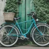 Blue Bike Diamond Painting