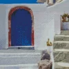 Blue Door Greece Diamond Painting