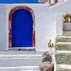 Blue Door Greece Diamond Painting