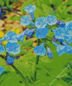 Bluebells Plants Diamond Painting