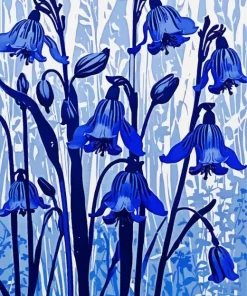 Bluebells Flowers Diamond Painting