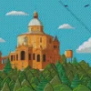 Bologna Santuario Madonna Di San Luca Diamond Painting
