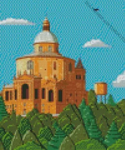 Bologna Santuario Madonna Di San Luca Diamond Painting