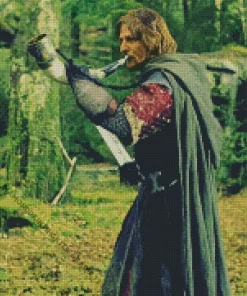 Boromir Lord Of The Rings Character Diamond Painting
