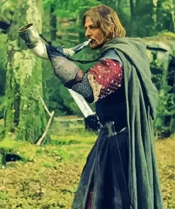 Boromir Lord Of The Rings Character Diamond Painting