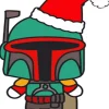 Cartoon Boba Fett Christmas Diamond Painting