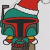 Cartoon Boba Fett Christmas Diamond Painting