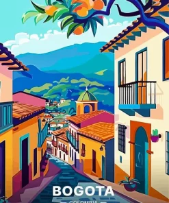 Colombia Bogota Poster Diamond Painting