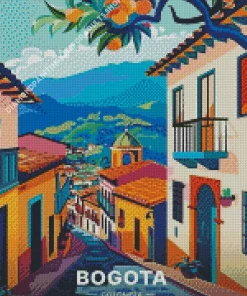 Colombia Bogota Poster Diamond Painting