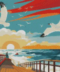 Easy Boardwalk Diamond Painting