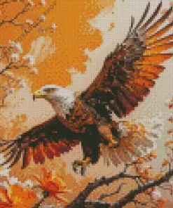 Flying Eagle Art Diamond Painting