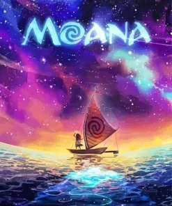 Moana Boat Diamond Painting