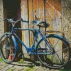 Old Blue Bike Diamond Painting