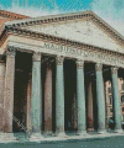 Pantheon Rome Diamond Painting
