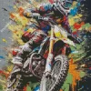 Aesthetic Dirtbike Art Diamond Painting