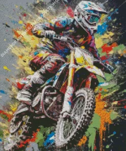 Aesthetic Dirtbike Art Diamond Painting
