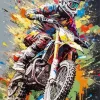 Aesthetic Dirtbike Art Diamond Painting