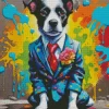 Aesthetic Dog In A Suit Diamond Painting