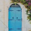Aesthetic Door In Malta Diamond Painting