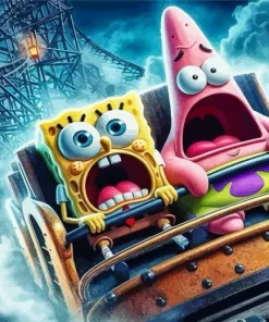 Aesthetic Spongebob And Patrick Diamond Painting