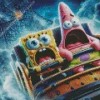 Aesthetic Spongebob And Patrick Diamond Painting