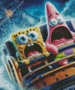 Aesthetic Spongebob And Patrick Diamond Painting