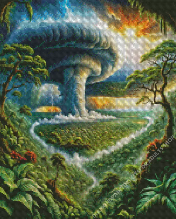 aesthetic tornado art Diamond Paints Aesthetic Tornado Art Diamond Painting