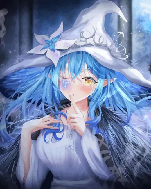 anime blue witch Diamond Paintings Anime Blue Witch Diamond Painting
