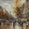 Antoine Blanchard St Martins Boulevard Diamond Painting
