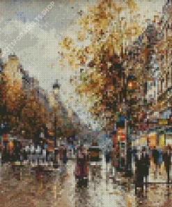 Antoine Blanchard St Martins Boulevard Diamond Painting