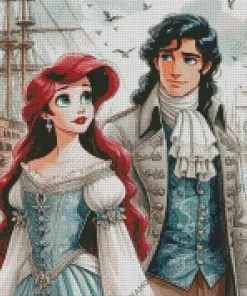 Ariel And Prince Diamond Painting