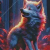 Baby Wolf Diamond Painting