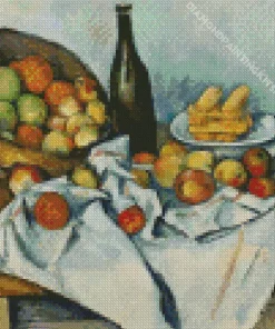 Basket Of Apples By Paul Cezanne Diamond Painting