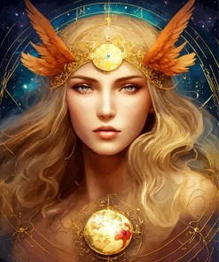 Beautiful Virgo Diamond Painting