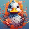 Bird Illustration Diamond Painting