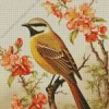 Bird On Flowers Diamond Painting