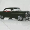 Black 55 Chevy Bel Air Diamond Painting