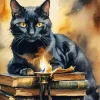 Black Cat Diamond Painting