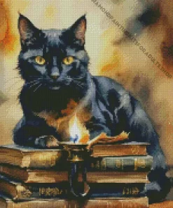 Black Cat Diamond Painting