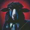 Black Sheep Diamond Painting