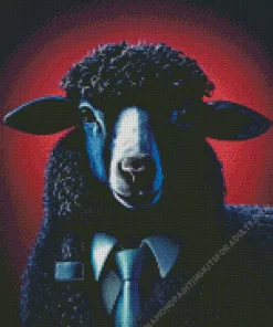 Black Sheep Diamond Painting