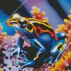 Blue And Orange Frog Diamond Painting