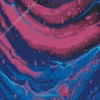 Blue And Pink Art Diamond Painting