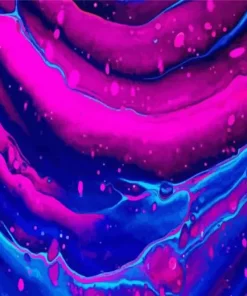 Blue And Pink Art Diamond Painting