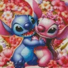 Blue And Pink Stitch Diamond Painting