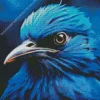 Blue Bird Face Diamond Painting