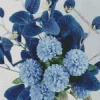 Blue Chrysanthemum Bouquet Diamond Painting