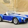 Blue Cobra Car Diamond Painting